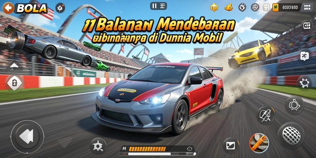 Gameplay Racing yang seru dan menegangkan di 11BOLA.