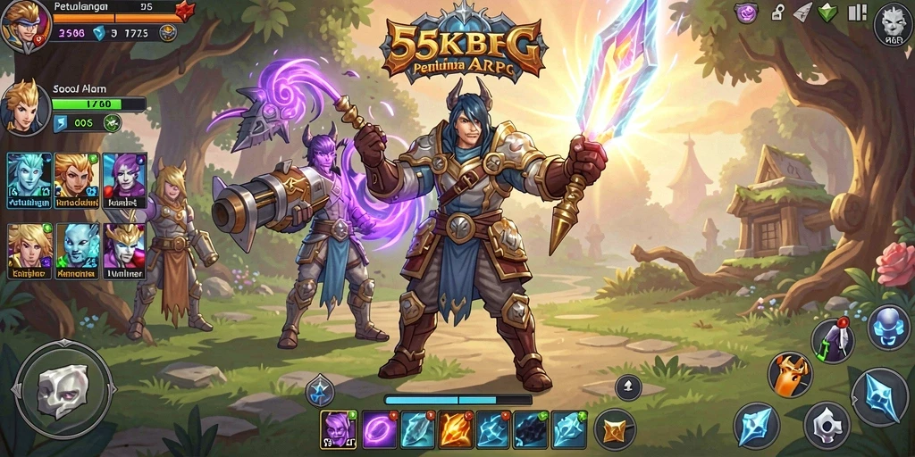 Gameplay seru 55KBET dalam dunia ARPG yang menantang.