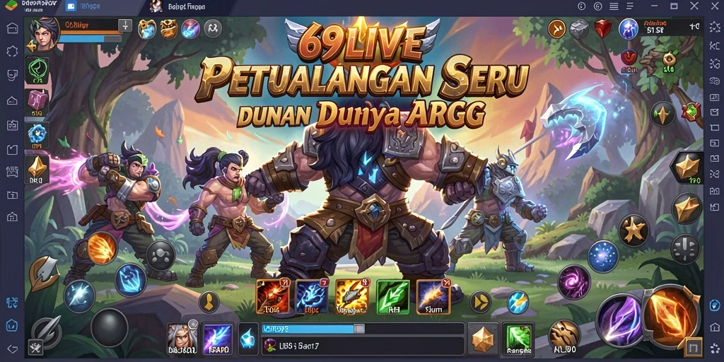 Gameplay menarik dan seru di dunia ARPG 69LIVE.