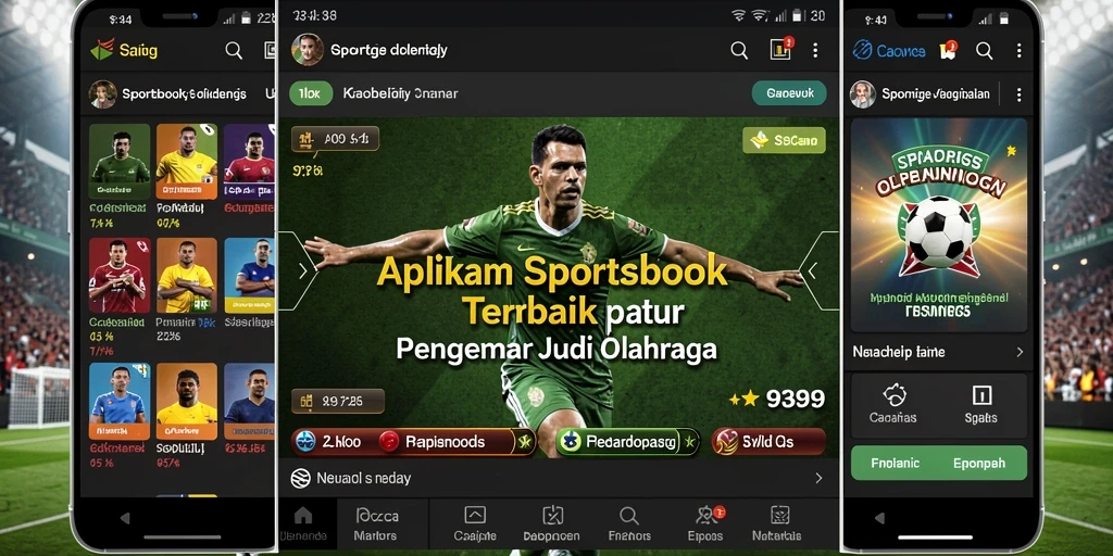 Tampilan menarik dari aplikasi Sportsbook 9399 dengan fitur taruhan yang lengkap.