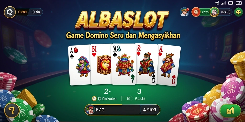 Gameplay seru ALBASLOT dengan pemain lain yang kompetitif.