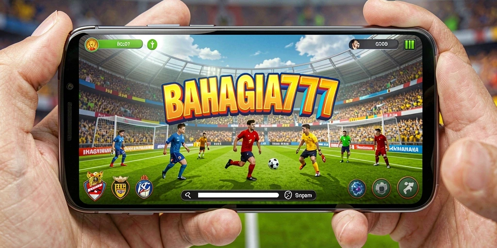 Gameplay BAHAGIA777 menampilkan aksi olahraga yang mendebarkan.
