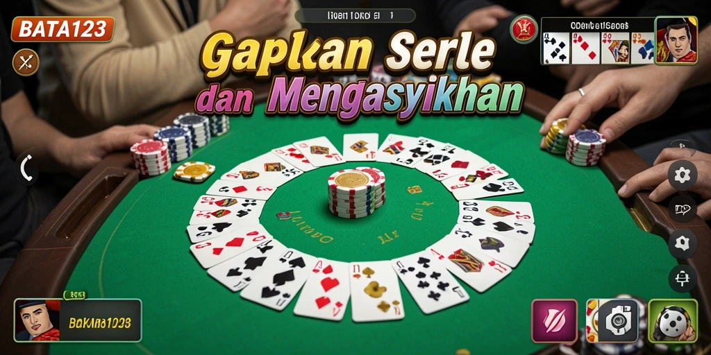 Tampilan gameplay Gaple yang menarik di BATA123.