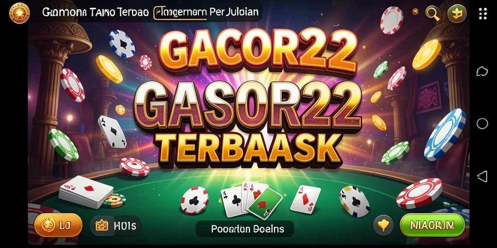 Tampilan menarik dari gameplay Kasino di GACOR22 yang mendebarkan.