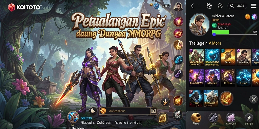 Screenshot gameplay KOITOTO dengan aksi seru dan grafis menakjubkan.