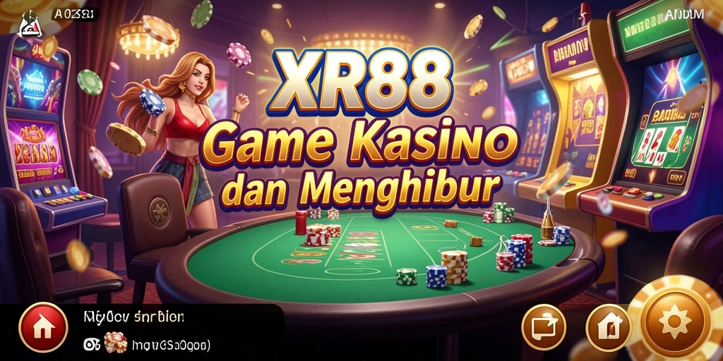 Tampilan gameplay XR88 yang menarik dengan banyak pilihan permainan kasino.