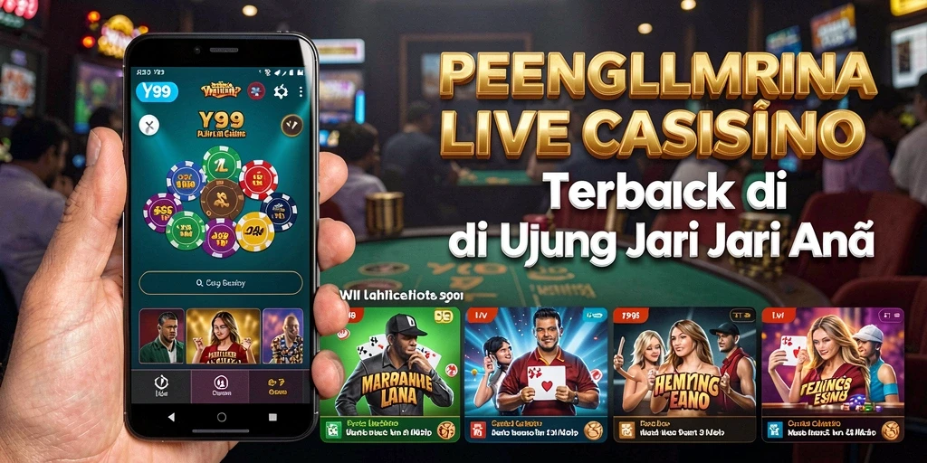 Tampilan gameplay Y89 dengan dealer live dan permainan seru.